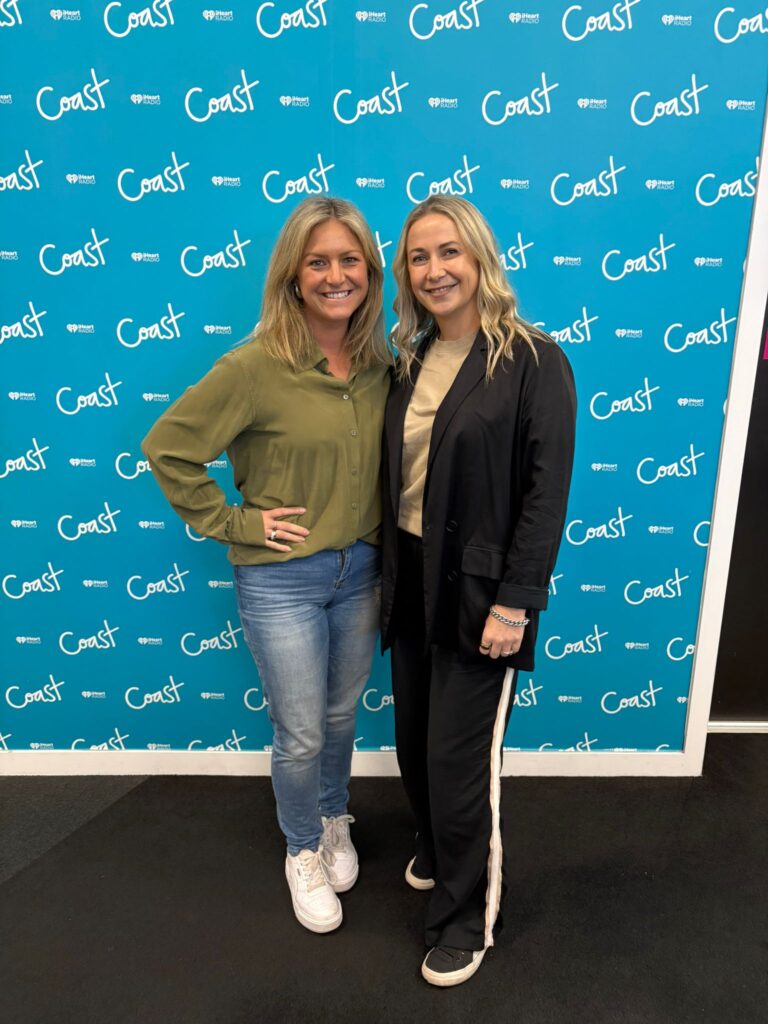 Cara Lennan with Kim Crossman